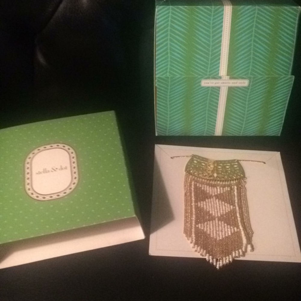 Stella & Dot Avalon Fringe Necklace NWT